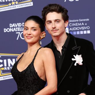 Timothée Chalamet and Kylie Jenner Make Red Carpet Début